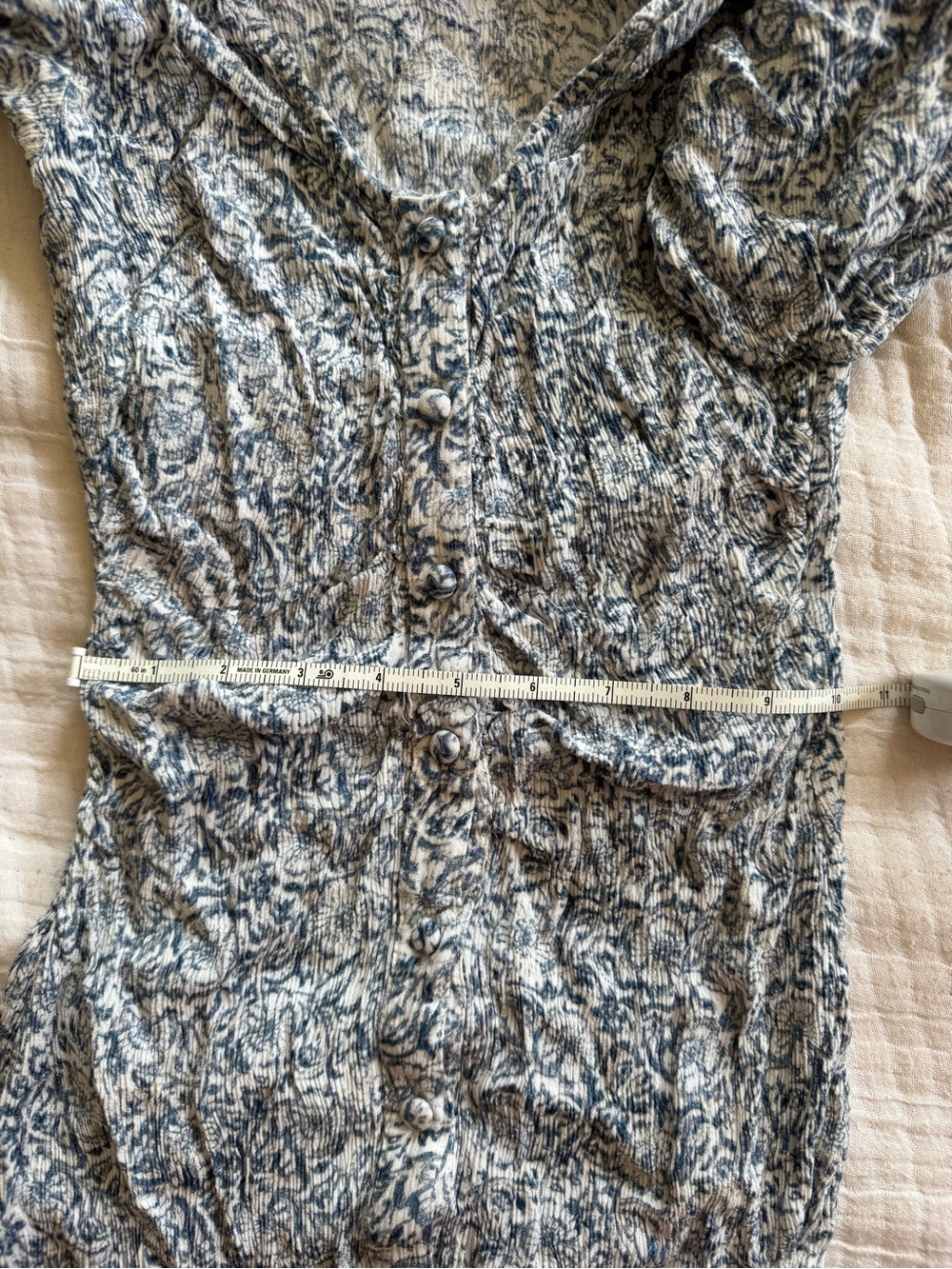 Faherty Blue Floral Maxi Dress - Picture 8 of 8